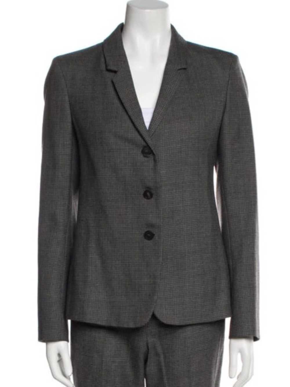 Calvin Klein Women's Charcoal Gray Tailored Blazer and Pants